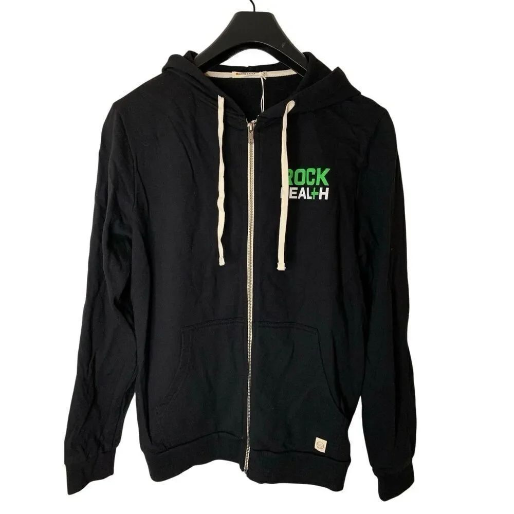 Marine Layer full zip hoodie sweatshirt company logo men's size small NEW NWT